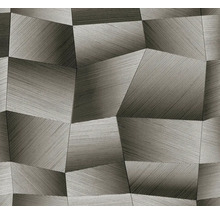 Behang met geometrische vormen en metalen textuur