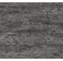 Behang met steenlook, gestructureerd oppervlak en barsten.