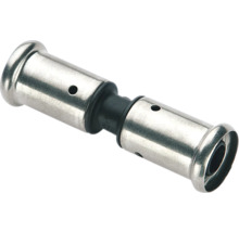 Metalen buisverbinder met afdichting