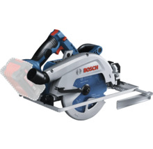Bosch accu-cirkelzaag Expert 18 Volt met zaagblad en parallelgeleider.