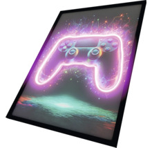 Poster met lijst met afbeelding van een gamecontroller