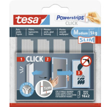 Tesa Powerstrips Click verpakking, geschikt voor pleister, behang en tegels