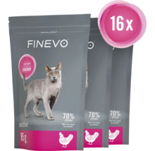 Finevo Kattenvoer Sensitive Kip, 16 stuks