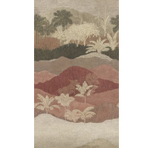 Behang met jungle motief en palmbomen