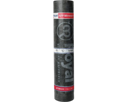 Bitumineuze dakrol Royal APP Mineral, 5 bij 1 meter, model 470K24.