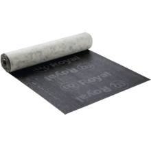 Royal dakbaan op rol, gedeeltelijk uitgerold, met een gestructureerd oppervlak voor dakafdichting.