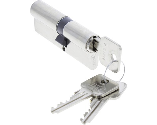 ARON Profielcilinder 40/40 mm SKG** vernikkeld Profielcilinder met sleutels