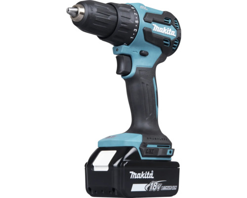 Makita accuschroefboormachine met 18 volt lithium-ionbatterij