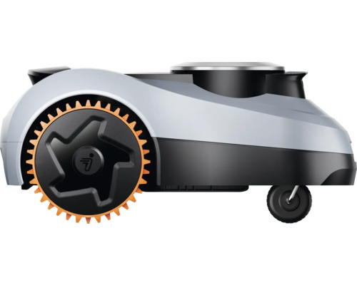 Zijaanzicht robotmaaier