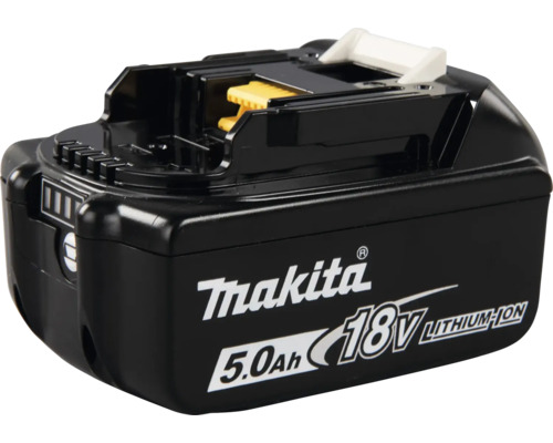 Makita accu 18 Volt Lithium-Ion met een capaciteit van 5,0 Ampère-uur
