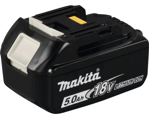 Zwarte Makita accu 18 Volt 5,0 Ampère-uur Lithium-ion