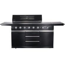 Buschbeck houtskoolbarbecue met zijplanken, deuren en laden