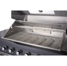 Roestvrijstalen barbecue met grillrooster