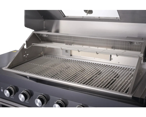 Roestvrijstalen barbecue met grillrooster