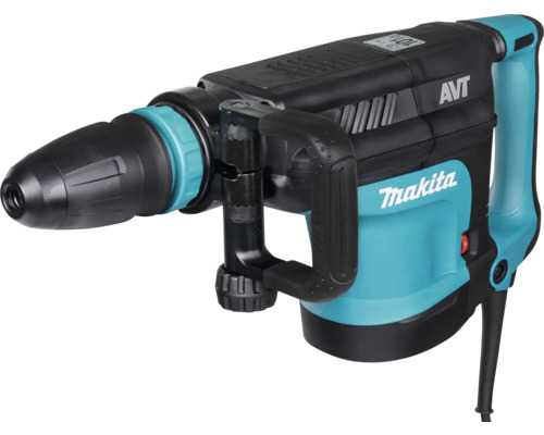 Makita breekhamer met anti-vibratietechnologie, SDS-Max gereedschapshouder, D-handgreep en netsnoer.