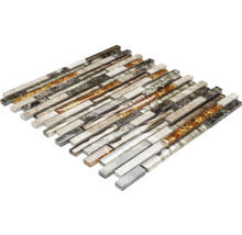 Mozaïektegelmat met lineair patroon