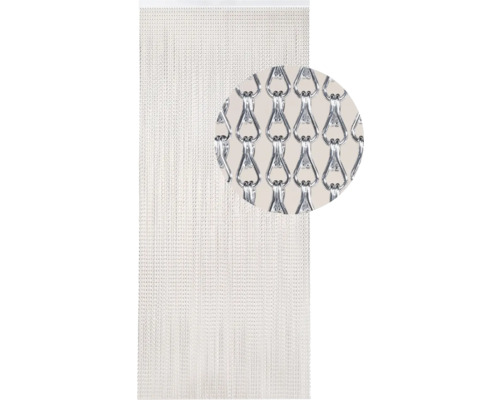 Gordijn van metalen kettingen voor insectenwering