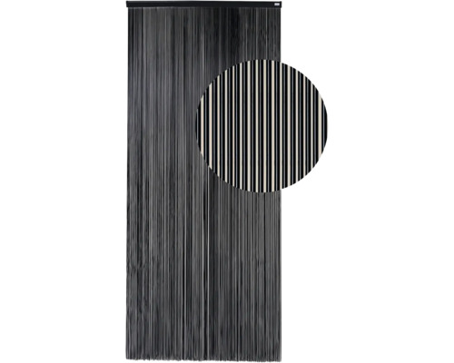 Decoratief snaarkoordgordijn met lamellen