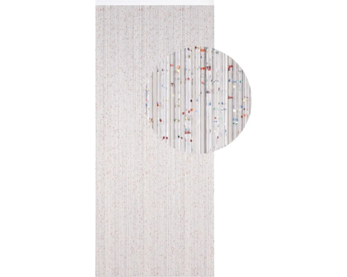 Decoratieve plaat met verticale strepen en gekleurde spikkels