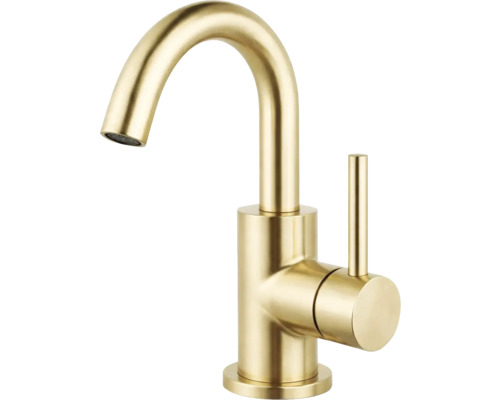 Gouden wastafelkraan