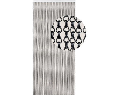 Gordijn van metalen kettingen