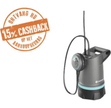 Gardena vuilwaterdompelpomp met 15 procent cashback actie
