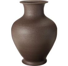 Decoratieve bruine keramische bloemenvaas