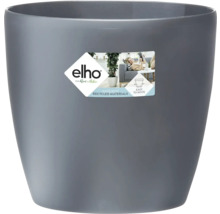 Grijze kunststof bloempot