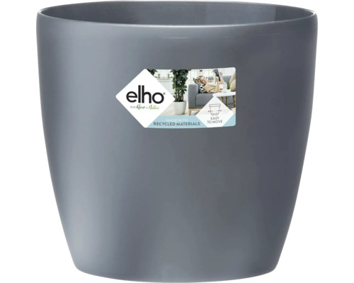 Grijze plantenpot van gerecyclede materialen