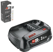 Bosch 18 volt 2,5 ampère-uur accu met verpakking