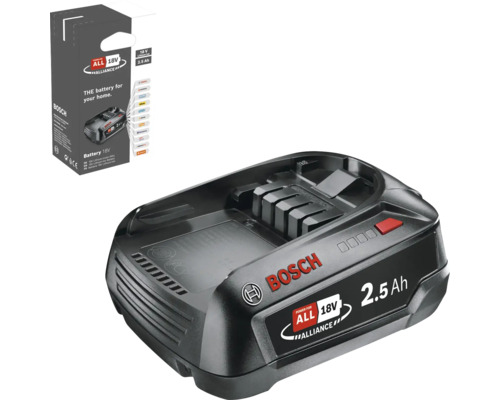 Bosch 18 volt 2,5 ampère-uur accu met verpakking