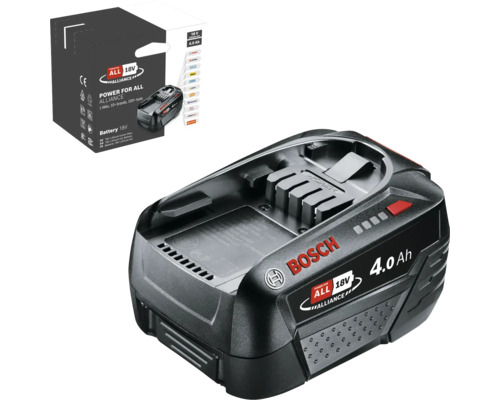 Bosch 18 Volt 4.0 Ah accupack met verpakking