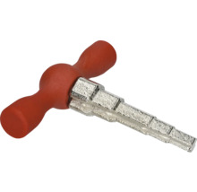 Radiatorkraansleutel met kunststof handvat