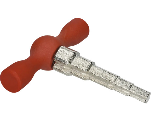 Radiatorkraansleutel met kunststof handvat