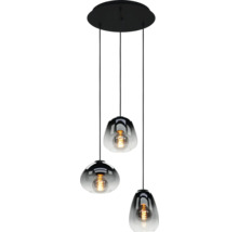 Hanglamp met drie lampenkappen