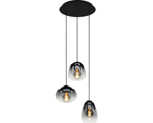 Hanglamp met drie lampenkappen