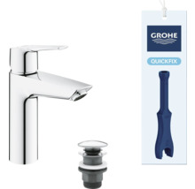 Grohe Start ééngreeps wastafelmengkraan met trekstangafvoergarnituur en QuickFix