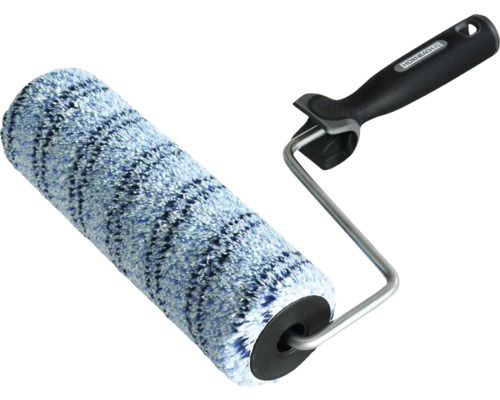 HORNBACH Muurverfroller met beugel Blue voor gladde wanden 25 cm Verfroller met beugel en vacht