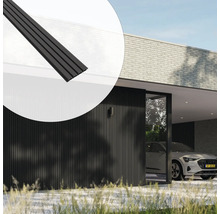 Kunststof gevelbekleding met tand- en groefprofiel