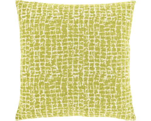 Unique Living Kussen Sev groen 45x45 cm Vierkant, groen sierkussen met een gestructureerd, geweven oppervlak.