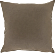 Vierkant sierkussen in bruin.