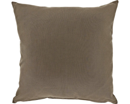 Vierkant sierkussen in bruin.