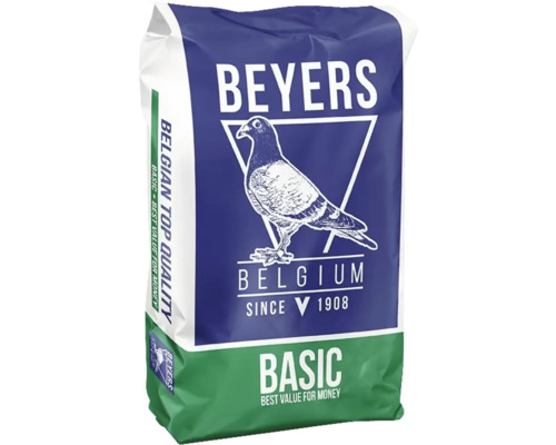 Beyers duivenvoer Basic, Belgische kwaliteit, zak voer voor duiven.