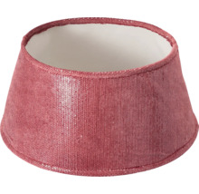 Kerstboombasis afdekking met pailletten, conische vorm, roze