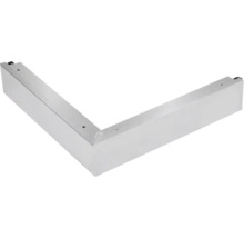 Metalen L-profiel voor hoeken, 90 graden hoek met voorgeboorde gaten.