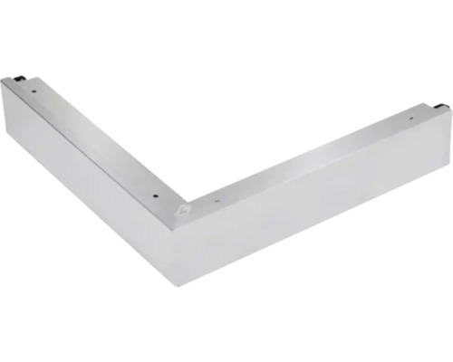 Metalen L-profiel voor hoeken, 90 graden hoek met voorgeboorde gaten.