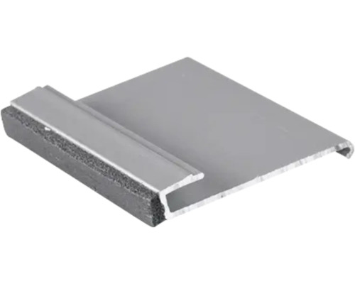 Aluminium vensterbankprofiel met afdichtband.