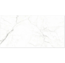 Keramische tegel met marmerlook en grijze aders