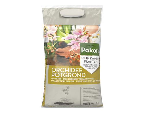 Pokon orchideeëngrond in zak van 5 liter