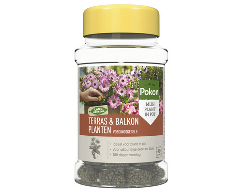 Pokon mestkegels voor terras- en balkonplanten, 40 stuks